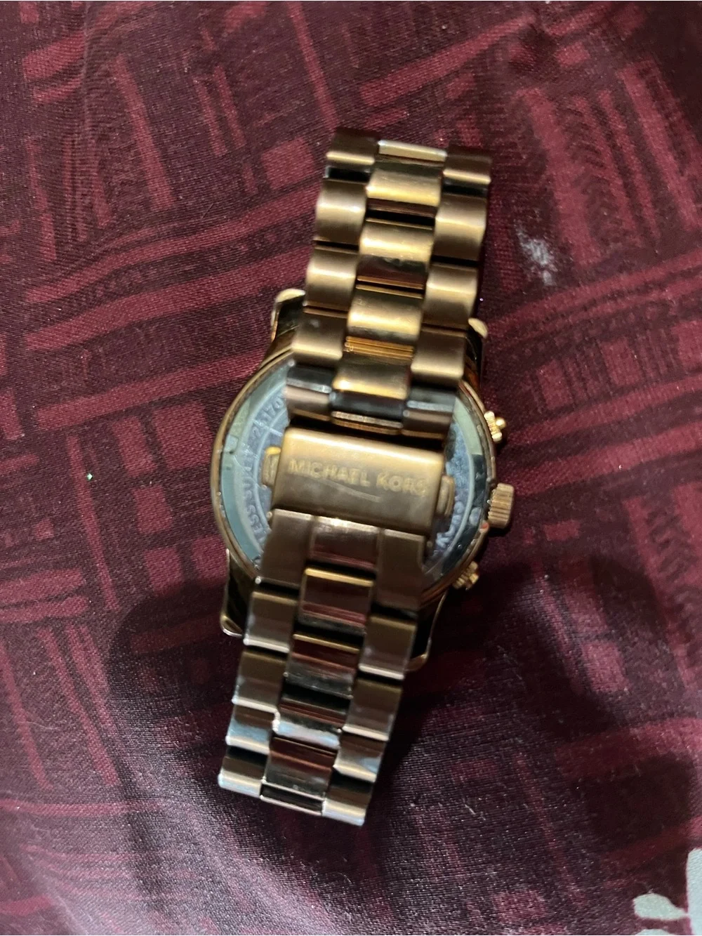 Michael Kors Rose Gold Stainless Steel Bracelet Watch